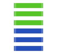Bande di Fidget sedia colorate - Cinghie di posti a sedere flessibili | 6 pezzi di sedie elastiche per bambini | Stretch Foot Band | Bande di resistenza al calcio di Fidget Allunga per le sedie