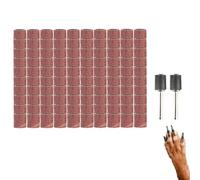 Bande di levigatura per trapano per unghie - Bit di levigatura per unghie professionali | Fasce di levigatura per grit | Sostituzione delle bande di levigatura della unghie | Bit per trapa