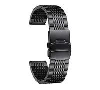 Bande di orologi di ricambio compatibili con orologio galassy 42mm/46mm, attivo 2, marcia S3 classico/frontiera smartwatch a rilascio rapido a 15 griglia in acciaio inossidabile in acciaio in acciaio