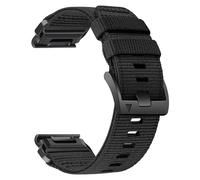 Bande di orologi in nylon per garmin fenix 7x/6x/5x/enduro 2, fit rapido 26 mm cinghia da polso sportivo nylon regolabile con telaio in acciaio inossidabile per tattix 7