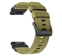 Bande di orologi in nylon per garmin fenix 7x/6x/5x/enduro 2, fit rapido 26 mm cinghia da polso sportivo nylon regolabile con telaio in acciaio inossidabile per tattix 7