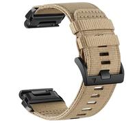 Bande di orologi in nylon per garmin fenix 7x/6x/5x/enduro 2, fit rapido 26 mm cinghia da polso sportivo nylon regolabile con telaio in acciaio inossidabile per tattix 7