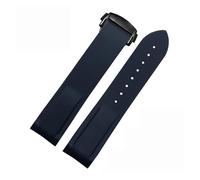 Bande di orologi in silicone in gomma 20mm da 22 mm per Omega Seamaster 300 Speedmaster Cinturino Seiko Watchband's Men's Watch Accessori da uomo