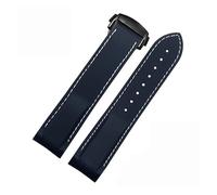Bande di orologi in silicone in gomma da 20 mm 22 mm per Omega Seamaster 300 Speedmaster Cinturino SEIKO Watchband's Men's Watch Accessori da uomo