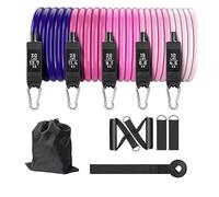 Bande Di Resistenza | 11pcs Gym Bands, Gruppi Elastici per Allenamento di per Uomini E Donne, Attrezzature Per Allenamento, Allenamento Del Corpo