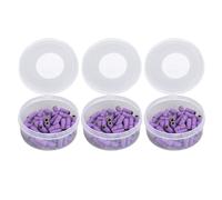 Bande di sabbia per chiodi art Professional Dead Skin Rimozione Manicure Gracciatura di lucidatura Teste per la cura del piede di casa Materiale di sabbia premium 150 pezzi con (Purple)