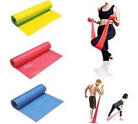 Bande Elastiche Fitness Alta qualità (3 Pezzi) 1.50 mt o 2.00 MT/ 3 Livelli di Resistenza (2.00 mt)