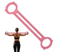 Bande Elastiche per Braccia | Figura 8 in silicone con impugnatura antiscivolo - Bande per esercizi di allungamento - Per Allenamento Fitness Yoga E Pilates Stretching In Palestra Ed A Casa
