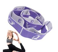 Bande elastiche per esercizio, sangue da yoga per stretching - Barella fisica da gamba a sangfxibcon cachi - Bande di resistenza per le gambe, attrezzatura di stretching per l'allenamento a do