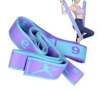 Bande Elastiche per Pilates - da Stretching Portatile - Fasce Elastiche Stretching Gambe Danza Resistenza - per Corpo Gambe Glutei Braccia Palestra Yoga Ginnastica Balletto Esercizio Allenamento e Fit