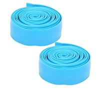 Bande elastiche yoga che allungano la banda di resistenza alla fascia 2 pcs imposta materiale TPR di alta qualità 2,5 m di lunghezza per l'allenamento yoga Terapia fisica (Blu)
