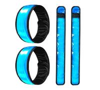 BANDE LED PER ZAMBE DA CAVALLO - 4 PEZZI LEGGINGS DI SICUREZZA | 4 MODALITÀ CINGHIE PER TOBILLI EQUINI | Per sfilata, fattoria, stabile, ranch, notte, sentiero e strada