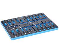 BGS Inserto per carrello da officina 3/3: set di cacciavite, 23pz. Quantità:1