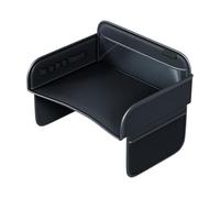 Bandeja para niños Bandeja, camas para aviones para niños pequeños para escritorio de regazo, soporte de tabletas con espacio de bocadillo, organizador de PU para uso confiable, almacenamiento s