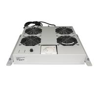 Bandeja ventilatore Intellinet 712798 4 ventole 195,4 m³/h acciaio grigio