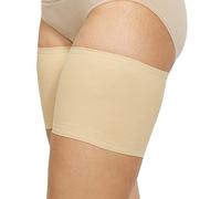 Bandelettes Original Fasce Coscia Antisfregamento per Cosce - Design Elastico Brevetato, Comode, Unisex, Antiscivolo e Delicate sulla Pelle - Taglia C (Large, 63-67 cm), Beige