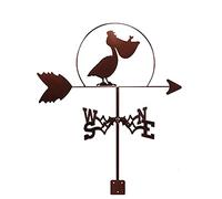 Banderuola da Giardino Banderuola Decorativa Cavallo Bicicletta Bicicletta Silhouette Sculture Creative Banderuola Indicatore di Direzione Banderuola Strumenti di Misurazione in A, Pelican Bird