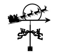 Banderuola in Metallo con Supporto Decorazioni per banderuola da Giardino sul Tetto Banderuola per Esterni Gazebo da Giardino per Fattoria Indicatore di direzione del Strumento di misurazione in