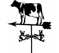 Banderuola in metallo retrò, indicatore di direzione del vento, banderuola creativa, strumento di misurazione professionale for il montaggio sul tetto del giardino, decorazione del cortile(B)