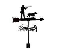 Banderuola Per Cacciatori E Cani Segnavento Con Montaggio Sul Tetto, Indicatore Di Direzione Del Vento Per Il Giardino Di Caccia Del Cacciatore Di Cortile Della Fattoria,Chaser
