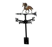 Banderuola segna a forma di cavallo in metallo, design retrò, indicatore di
