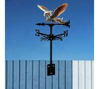 Banderuola segnavento a forma di cavallo in metallo, indicatore decorativo della