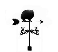 Banderuola segnavento Cervo Sika Operaio War Horse Silhouette Indicatore di Orientamento Banderuola segnavento in Acciaio Inossidabile con Rivestimento antiruggine per Staffa Esterna Decor Craft