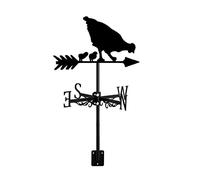 Banderuola segnavento con Silhouette di Animali in Metallo, da Montare sul Tetto per Recinzione da Giardino e capanno, Decorazioni per Esterni, Scena di Fattoria, Cortile, Patio, indicatore di direzi