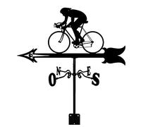 Banderuola Segnavento da Fattoria con Supporto per Tetto, Kit per La Direzione del Vento, Staffa in Metallo per Esterni, Costruzione di Banderuola per Decorazione di Cupole da Giardino E Pa