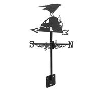 Banderuola segnavento di Halloween Ornamento segnavento in ferro retrò