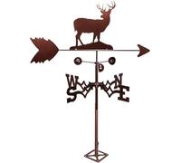 Banderuola segnavento in Metallo, banderuola segnavento da Fattoria, banderuola segnavento da Cervo, banderuola segnavento in Acciaio Inossidabile, indicatore di direzione del Vento, Strumenti di Mis
