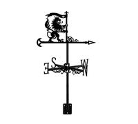 Banderuola segnavento in Metallo con Figura mitologica e indicatore di direzione del Vento per Esterni, Supporto per Tetto, Creativo Ornamento Decorativo in Acciaio Inossidabile, Regalo per Cortile d