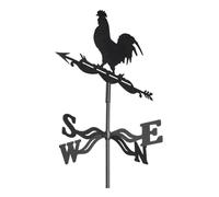 Banderuola segnavento in metallo nero, indicatore di vento, banderuola for capanno da giardino, decorazione for casa, for il Banderuola da giardino(Color 3)