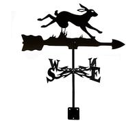 Banderuola segnavento in Metallo, sagoma in Metallo, da Giardino, Design retrò Creativo, indicatore di direzione del Vento, Decorazione da Giardino, Patio e Cortile.