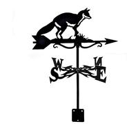 Banderuola segnavento in Metallo, sagoma in Metallo, da Giardino, Design retrò Creativo, indicatore di direzione del Vento, Giardino, Patio, Cortile, Decoion-Fox