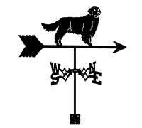 Banderuola segnavento in Metallo, sagoma in Metallo, da Giardino, Design retrò Creativo, indicatore di direzione del Vento, Giardino, Patio, Cortile, Decorazione Cane