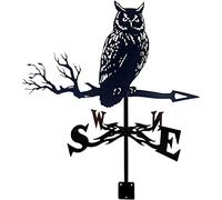 Banderuola segnavento in Metallo, Strumenti di misurazione meteorologica, Famiglia di Gatti, cernia, Gufo, sagoma, Gallo segnavento, indicatore di direzione del Vento, Giardini es