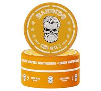 BANDIDO Aqua Hair Wax No.2 - Cera Capelli Uomo Effetto Lucido Naturale, Tenuta Media-Forte, Profumo Fruttato Maschile, 150 ml - Edge Control | Cera per Capelli Professionale per un Look Strutturato