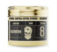 BANDIDO Aqua Wax Black 8 Tenuta Estrema - Cera Capelli Uomo per Stile Strutturato - Cera per Capelli Uomo Modellante per Fissaggio a Lunga Durata - Hair Fiber Brillantezza Massima - 125ml