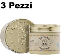 Bandido Cera Fibrosa Capelli Tenuta Forte Naturale | Fiber Wax 125 ml x 3 Pezzi