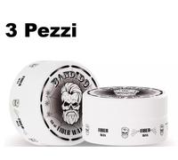 Bandido Cera Fibrosa Capelli Tenuta Forte Naturale | Fiber Wax 150 ml x 3 Pezzi