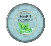 Bandido Face & Body Scrub 500 ml - scrub viso & peeling per corpo per uomini e donne - pulizia profonda, esfoliante viso e corpo - contro pelle impura, punti neri e pori - Body & Face Scrub (Mentolo)