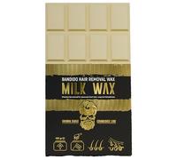 BANDIDO Hair Removal Wax - Agda - 500 g di cera calda a forma di cioccolato, per tutti i tipi di pelle, cera depilatoria unisex per viso, zona bikini, gambe e braccia, 4 varietà (500 g, 04 naturale)