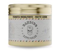 Bandido Matte Finish Pomade 125 ML | Cera Capelli Uomo Water-Based | Tenuta Media Con Controllo Flessibile | Finitura 100% Opaca | Profumo Legno (Wood) | Rimodellabile E Facile Da Lavare