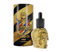BANDIDO Olio Barba Uomo 40ml con Design a Teschio Oro | Olio da Barba Nutriente, Antiforfora e Volumizzante | Prodotti Barba Uomo per Stili Impeccabili | Beard Oil Adatto a Tutte le Barbe