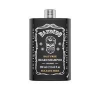BANDIDO Shampoo Senza Sale Barba Uomo 250 ml - Shampoo Barba Uomo Naturale e Delicato - Cura e Crescita della Barba - Profumo Fresco - Idea Regalo Perfetta