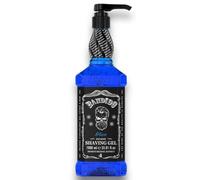 Bandido Shaving Gel Men Red & Blue 1000 ml Gel da barba trasparente da uomo, rasatura precisa dei contorni della barba con ogni rasoio da uomo (blu 1000 ml)