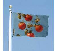 Bandiera 152,4 x 243,8 cm bandiere da giardino con pomodori maturi bandiere di benvenuto per esterni festivo banner con occhielli in ottone bandiera casa primavera estate grande bandiera esterna per