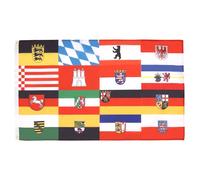 BANDIERA 16 LANDER GERMANIA 90x60cm - BANDIERA TEDESCA - STATI FEDERATI DELLA GERMANIA 60 x 90 cm - AZ FLAG