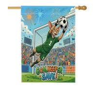 Bandiera 2026 per casa del gatto Devon Rex, 71 x 101 cm, double face, decorativa per esterni, per giocare a gattini e portiere, per salvare la bandiera della casa in lino, per sport all'aperto